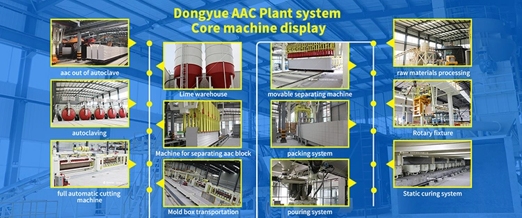 Donyue AAC Light Weight Brick Production Plant