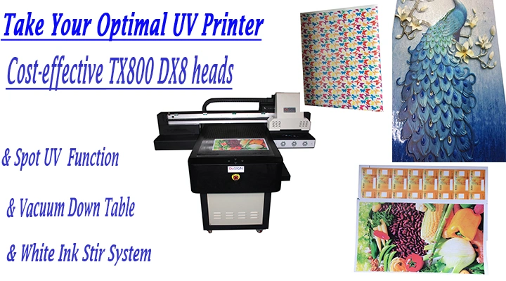 A1 6090 XP600 Printhead Digital License Plate Metal Printing Machine
