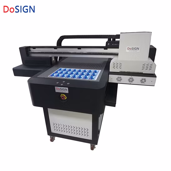 A1 6090 XP600 Printhead Digital License Plate Metal Printing Machine
